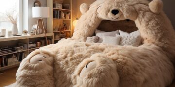 Camas De Felpa Extra Grandes Con Animales Acogedores