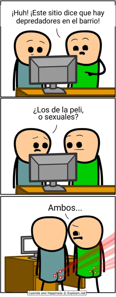 depredadores en el barrio