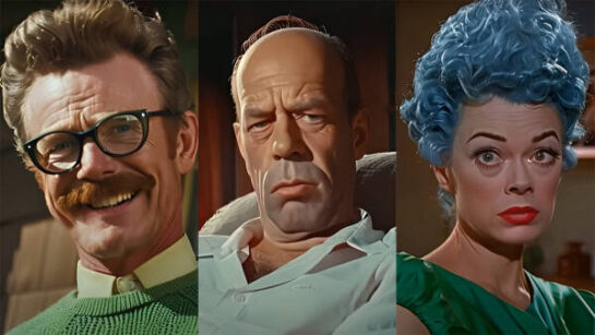 Futurama Y Los Simpson Como Series De Los Anos 50 Segun La Ia