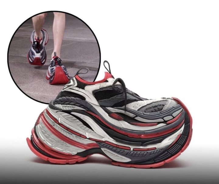 balenciaga ha sacado unos nuevos tenis deportivos para grandes caminadores