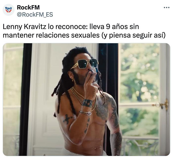 Lenny Kravitz Lleva 9 Anos De Celibato Voluntario