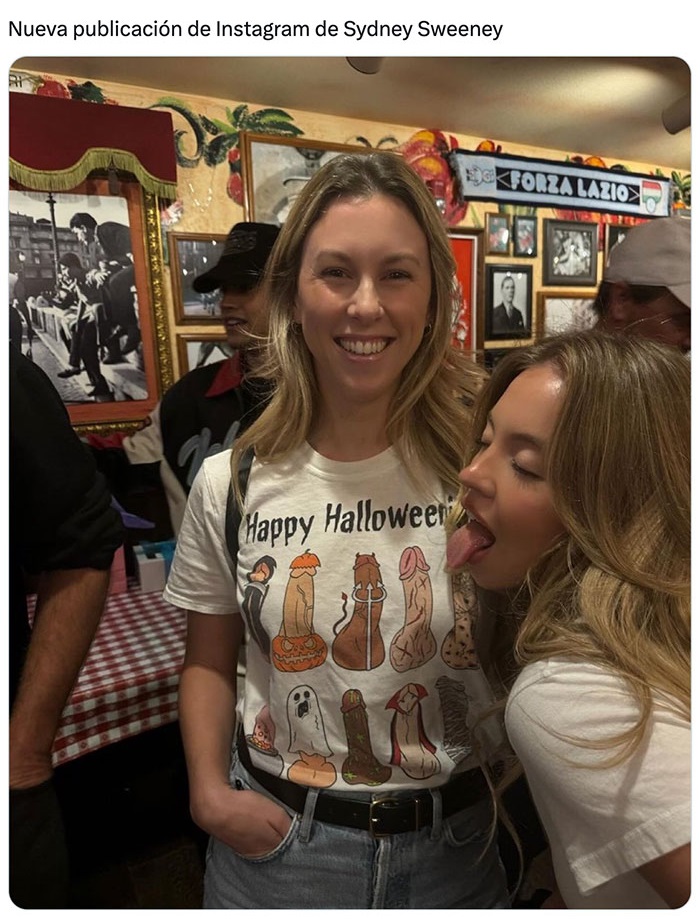Parece Que A Sydney Sweeney Le Gusta Mucho Halloween