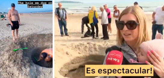 Sabes Que El Hoyo Que Has Cavado En La Playa Es Respetable Cuando Las Noticias Dicen Que Lo Hizo Un Meteorito