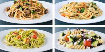 4 Recetas de Pastas Saludables Para Adelgazar Caseras Fáciles