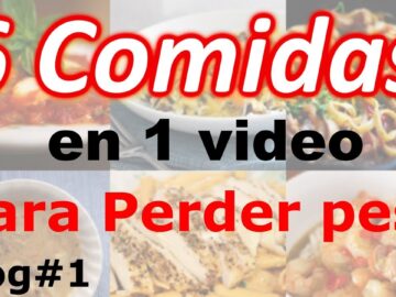 6 Comidas en 1 video Para bajar de peso Días de entrenamiento