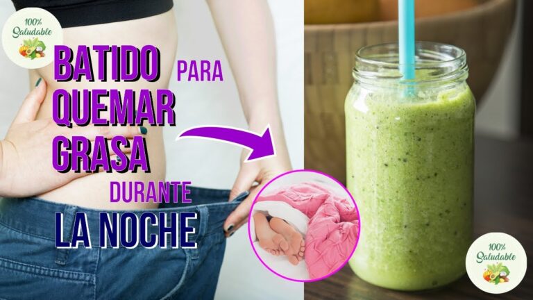 🍦 BATIDO Para QUEMAR GRASA ABDOMINAL Durante La NOCHE 😍 GARANTIZADO |100 saludable