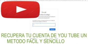 COMO RECUPERAR TU CUENTA CON YOU TUBE