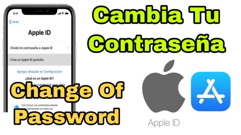 Como Cambiar la Contraseña del Id de Apple