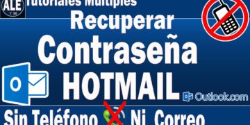 Como Recuperar Contraseña De Hotmail Sin Numero De Telefono Ni Correo Electronico | Outlook