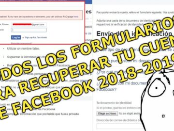 Como Recuperar Una Cuenta Inhabilitada De Facebook 2018 2019 TODOS LOS FORMULARIOS DE FACEBOOK