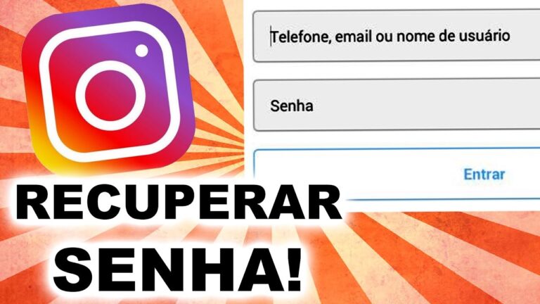 Como Recuperar a senha do Instagram