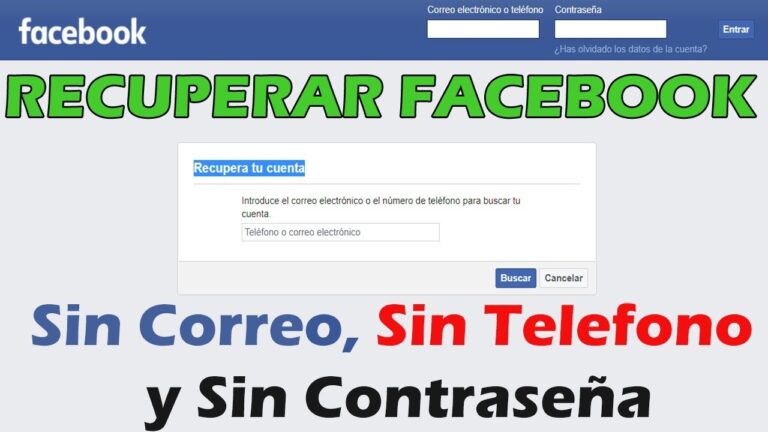 Como Recuperar el Acceso a tu Facebook Sin Correo Sin Teléfono y Sin Contraseña | CORREO NUEVO |