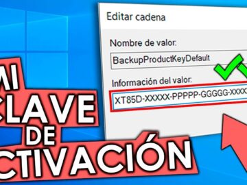 Cómo SABER la CLAVE o LICENCIA de WINDOWS 10 8 y 7 SIN PROGRAMAS