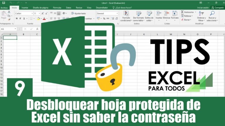 Cómo desbloquear una hoja de Excel sin saber la contraseña