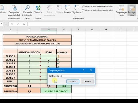 Cómo quitar contraseña en EXCEL si la olvidaste