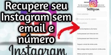 Como recuperar conta do instagram sem email e número de recuperação