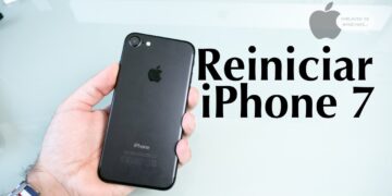 Cómo reiniciar de modo forzado un iPhone 7 bloqueado