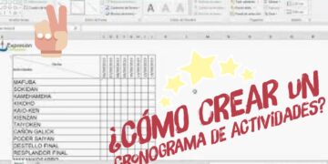 ▶️ Crea un CRONOGRAMA DE ACTIVIDADES 📔 con DIAGRAMA DE GANTT en Excel (FÁCIL Y RÁPIDO)