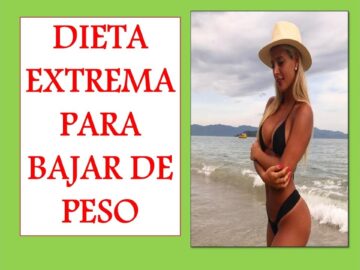 DIETA EXTREMA para BAJAR de PESO Rapido Pierde 4 kilos en 7 dias con LA DIETA de las 900 CALORIAS