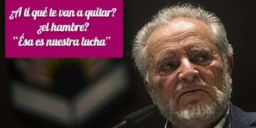 Julio Anguita: ¿A ti qué te van a quitar? ¿el hambre? “Ésa es nuestra lucha”