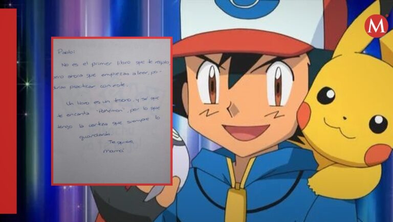 Mamá deja mensaje a hijo en libro de Pokémon caso viral Grupo Milenio