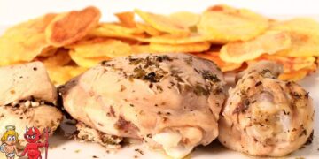 POLLO AL MICROONDAS🍗¡FÁCIL Y RÁPIDO!♨️EN 10 MINUTOS⏱️ADELGAZAR SIN HACER DIETAS