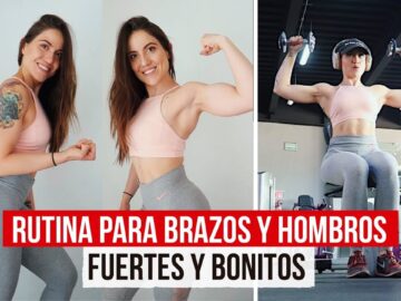 RUTINA DE BRAZO Y HOMBRO 💪🏼🌱 Bíceps tríceps y hombros ✨