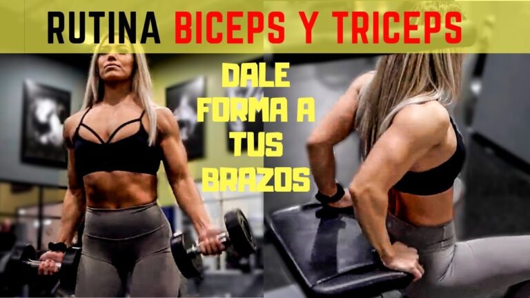 Rutina BICEPS y TRICEPS Tonifica y forma tus brazos