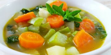 💛SOPA DE VERDURAS PARA LA DIETA,MUY DELICIOSA 😙👍