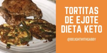 Tortitas de Ejote Dieta Keto| Green beans patties Keto Approved