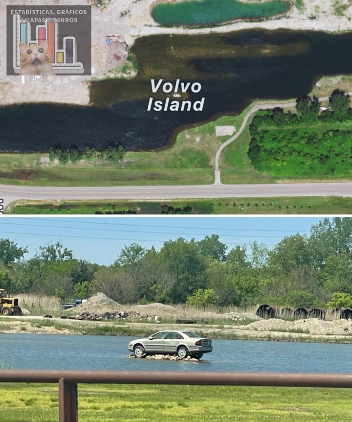 sabias que en illinois hay una isla llamada isla volvo