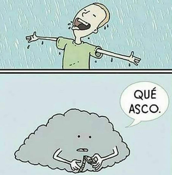 Sintiendo La Sabrosa Lluvia