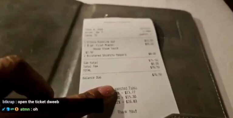 Streamer Invita A Una Mujer Sin Hogar A Cenar Y Cuando Llega La Cuenta Se Va Corriendo