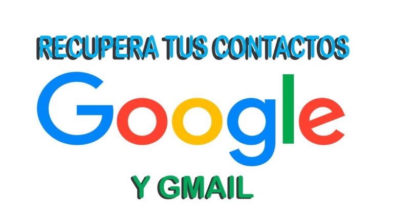 Cómo recuperar mis contactos de google 2022 || 🚀 Recuperar contactos borrados de gmail