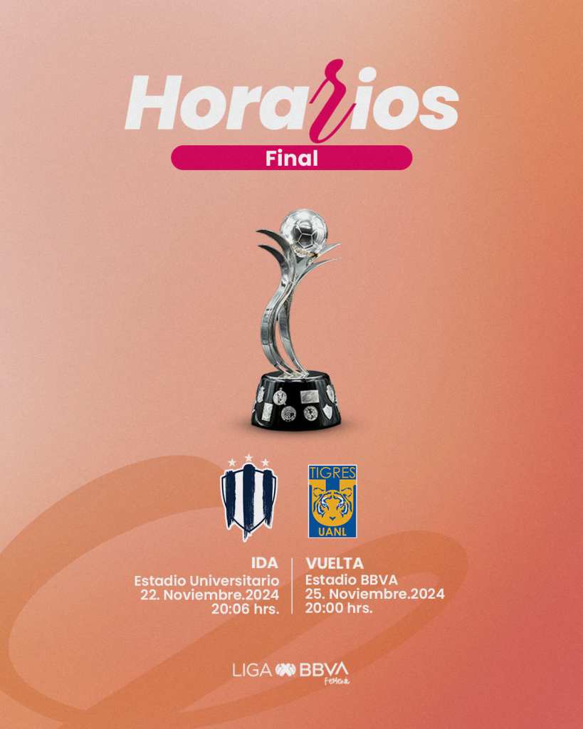 Liga MX Femenil Fecha hora y dónde ver la final regia Monterrey vs Tigres