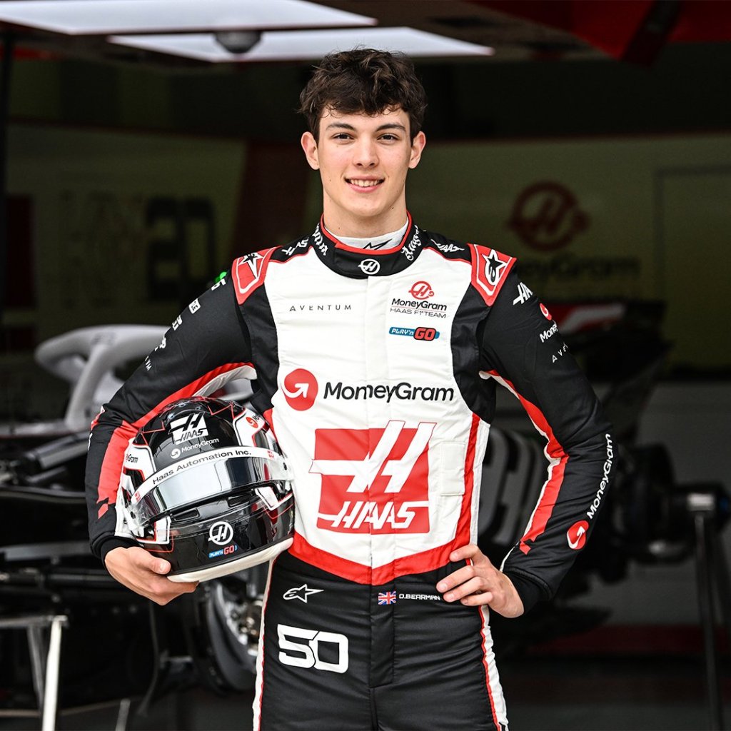 Ollie Bearman piloto de Haas para el 2025