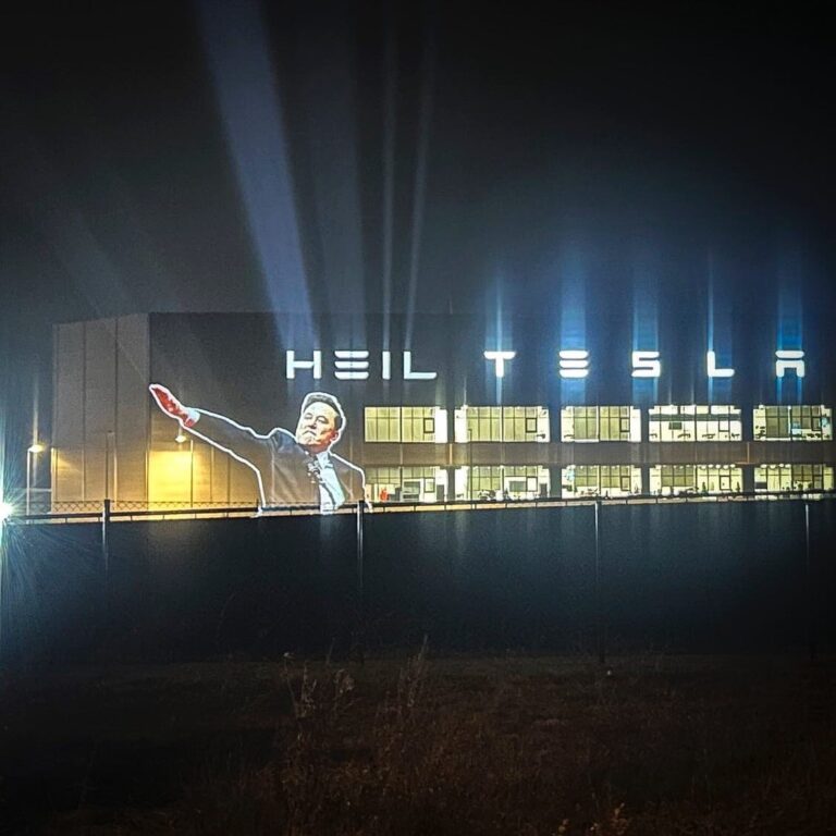 Proyectan esto en la Gigafábrica de Tesla en Berlín