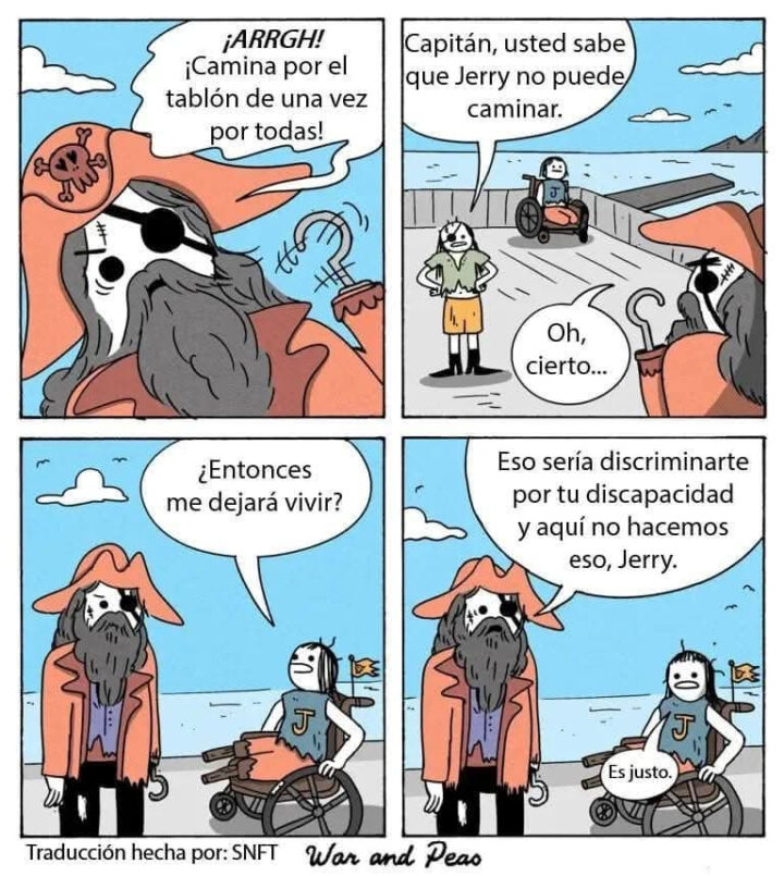 los piratas no discriminan