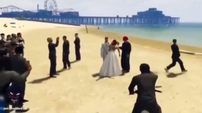 Una Pareja Organiza Su Boda En Un Server De Rol De Gta Online Y Un Loco Se Metio Y Mato A La Novia