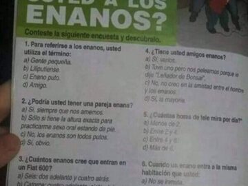 El Test Para Saber Si Discriminas A Los Enanos