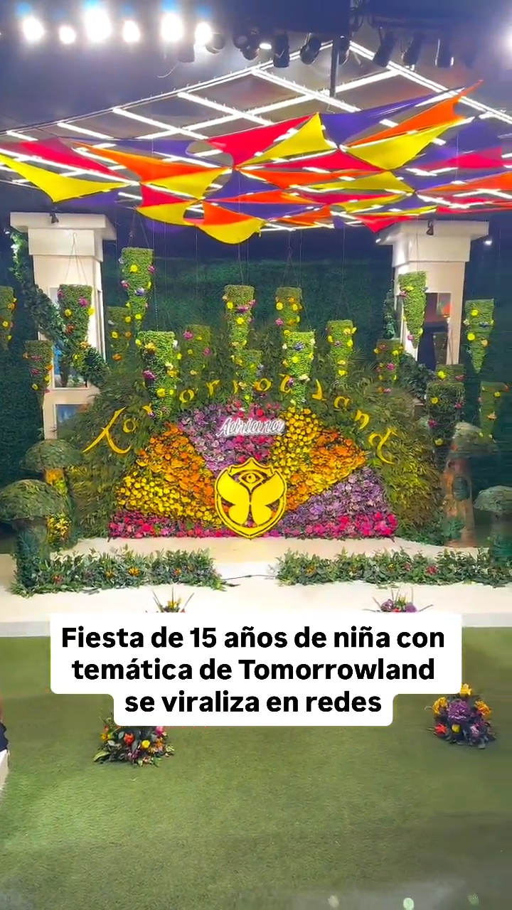 Fiesta de 15 años de temática de Tomorrowland se viraliza en redes... 1 Fiesta De 15 Anos De Tematica De Tomorrowland Se Viraliza En Redes
