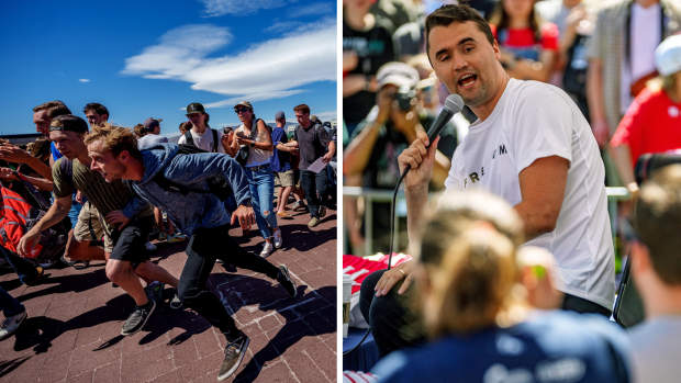 Muere Charlie Kirk, activista político y aliado de Trump, tras un tiroteo, en vivo.... (Video) 3 muere charlie kirk activista politico y aliado de trump tras un tiroteo en vivo video