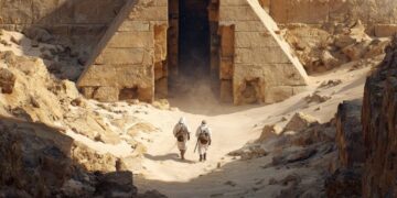 Detectan dos anomalías en el lado este de la pirámide egipcia de Menkaura que podrían revelar una segunda entrada oculta durante milenios