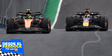 Lando Norris y Max Verstappen