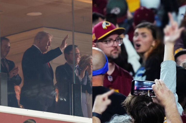 donald trump abucheado partido nfl futbol americano 091125 11