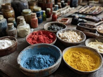 un estudio arqueométrico reconstruye la paleta de tonos y los pigmentos de los famosos frescos romanos