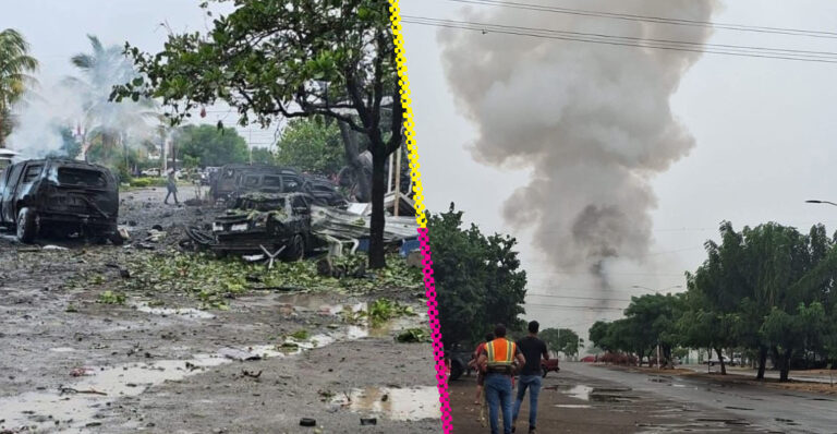 Dejan coche bomba a Policía Comunitaria de Coahuayana, Michoacán; hay dos muertos 1 Dejan coche bomba a Policía Comunitaria de Coahuayana, Michoacán; hay dos muertos