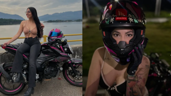 Muere en un accidente la 'influencer' de motos Karen Sofía Quiroz, de 25 años. 12 sdfsdf